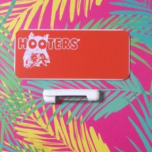 Sale!! New Hooters Girl Uniform Blank Name Tag With Minor Scratches